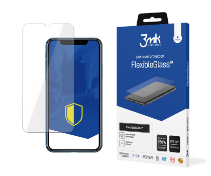 Szkło i folia ochronna 3MK Flexible Glass do iPhone Xr 5903108037457